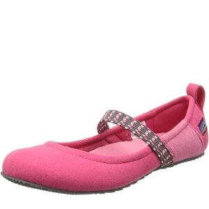 Patagonia Pink womens flats with Patterned Strap